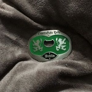 Lion’s Pub belt buckle